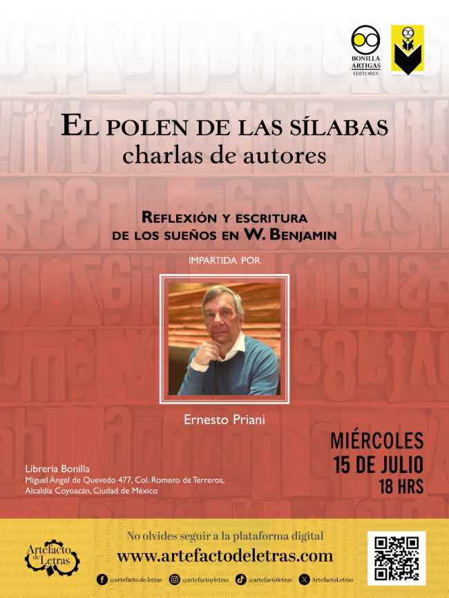 El Polen de las Sílabas: Reflexión y escritura de los sueños en W. Benjamin